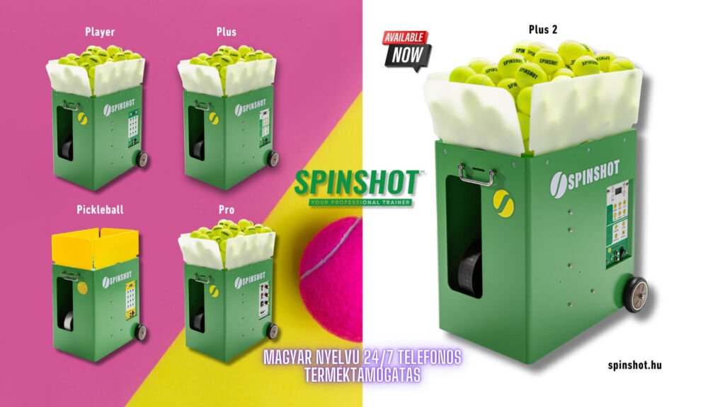 Spinshot Plus 2 tenisz adogatógép