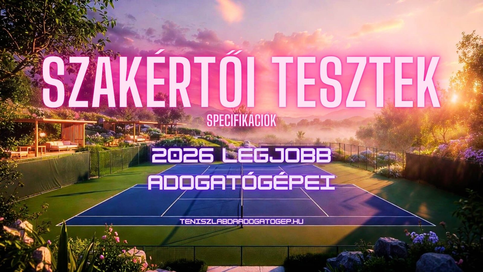 Teniszlabda adogatógép - tesztek specifikációk Spinshot Titan Pongbot