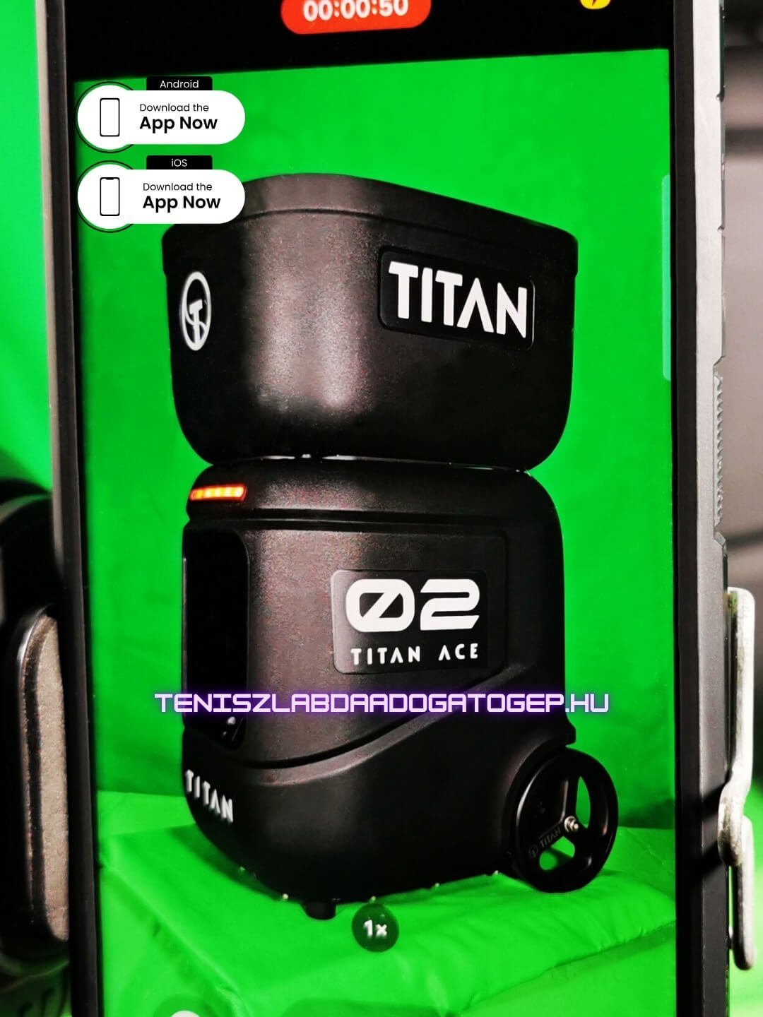 Titan Ace tenisz adogatógép